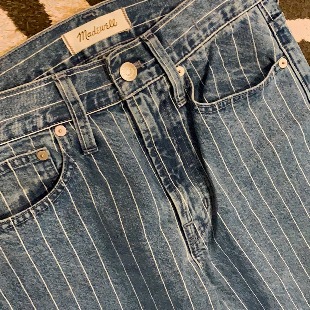 Madewell Perfect Vintage Jeans: Pinstripe Edition